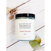 Butter Me Up Organics Natural Organic Sunscreen / Safe Sunscreen / Non-Nano Zinc Oxide Sunscreen / Sun Protection / Butter Me Up Organics Body Beige Travel- 2oz. squeeze,2 oz glass jar,4oz. glass jar,6oz. glass jar,8oz. glass jar,3oz Paperboard