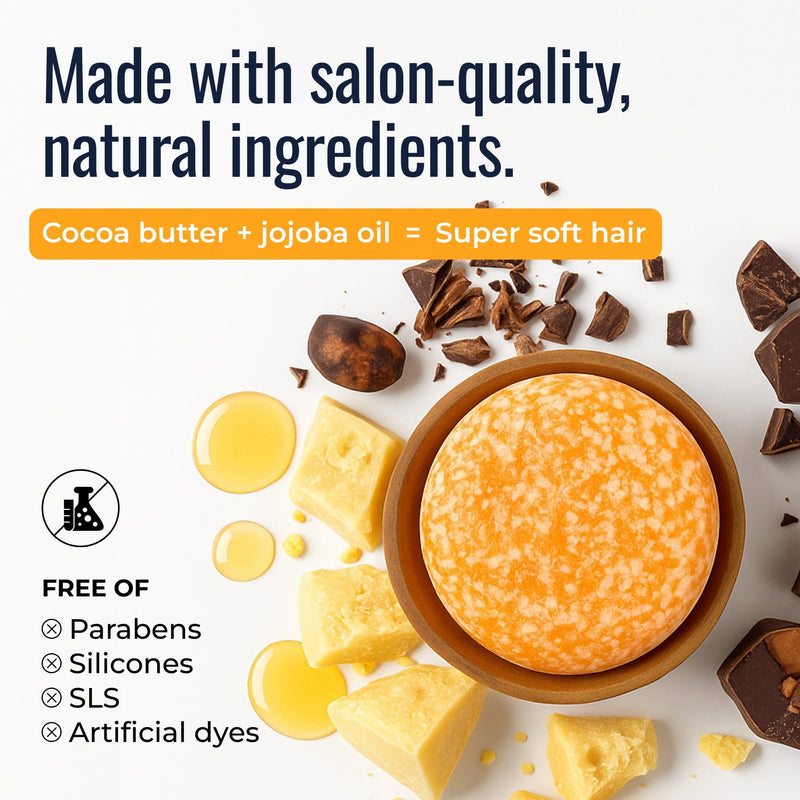 ZeroWasteStore.com Shampoo Bar Shampoo White Smoke Bloom with Castor Oil,Sunshine,Driftwood,Oasis,Maui Melon,Sunkissed,Blossom,Cobalt,Peppermint Breeze,Simply Unscented,Earth,Seasonal Harvest