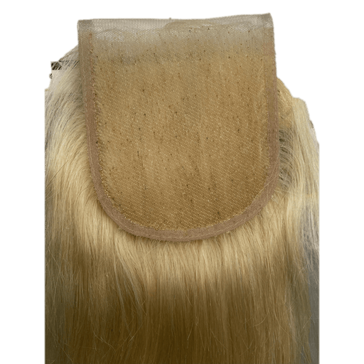VIP Extensions Super Line Silk 4x4 Closure Silk Lace 613 Hair Extension Dark Khaki Straight 14'',Body wave 14'',Straight 12''