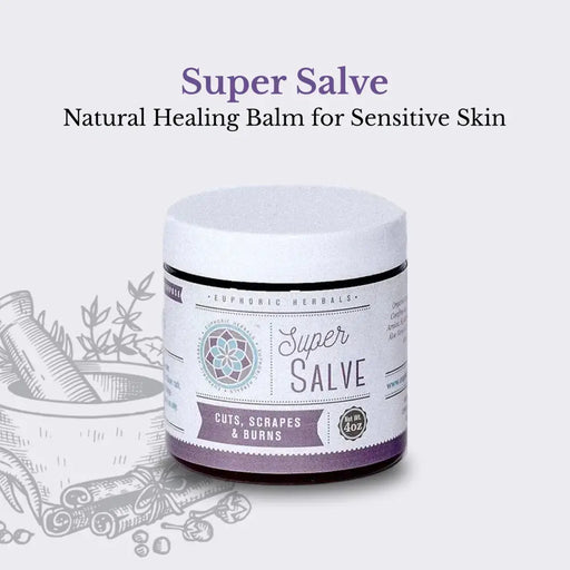 Euphoric Herbals Super Salve Salve Lavender 1oz,4oz,8oz