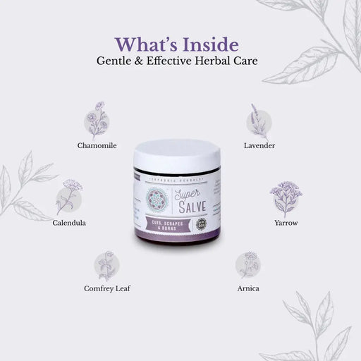 Euphoric Herbals Super Salve Salve Lavender 1oz,4oz,8oz