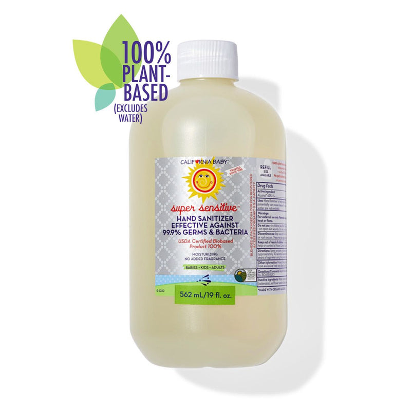 California Baby Hand Sanitizers Hand Sanitizer White Smoke 19oz/562mL Super Sensitive