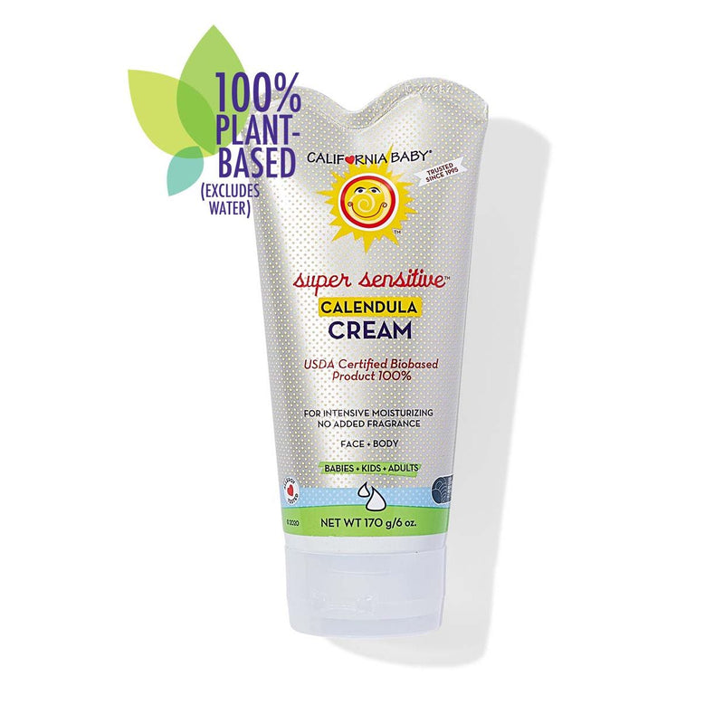 California Baby (No Fragrance) Super Sensitive™ Calendula Cream Creams White Smoke 6oz/170g