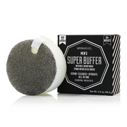 Spongellé 20+ Men's Super Buffer | Black Scrubber Body Wash Infused Buffer Black