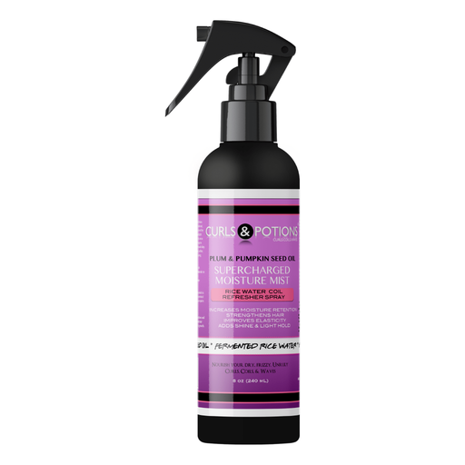 Curls & Potions Supercharged Moisture Mist Stylers Medium Orchid 8 oz Bottle