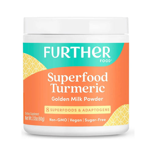 Further Food Superfood Turmeric Superfood Blends Medium Turquoise 2.12 oz. (30 SERVINGS),6.35 oz. (90 SERVINGS)
