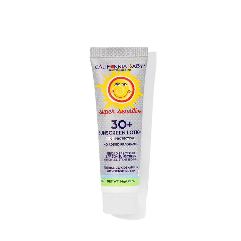 California Baby (No Fragrance) Super Sensitive™ Broad Spectrum SPF 30+ Sunscreen Sunscreen White Smoke sample (0.5oz/14g)