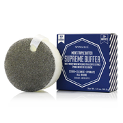 Spongellé 20+ Men's Supreme Buffer | Black Scrubber Body Wash Infused Buffer White Smoke