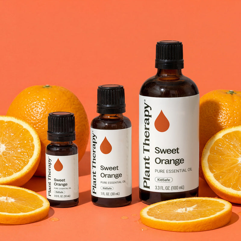Plant Therapy Sweet Orange Essential Oil Essential Oil Coral 10 mL,30 mL,100 mL