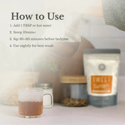 Euphoric Herbals Sweet Slumber Tea Herbal Tea Antique White 30 Cup Servings,60 Cup Servings