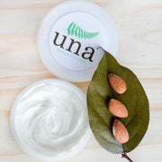 Una Biologicals® Sweet Almond Body Butter | Natural Body Lotion | Una Biologicals Body Butter Light Gray 6 oz,2 oz travel size