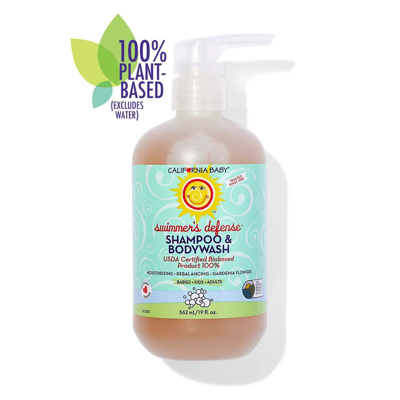 California Baby Swimmer's Defense™ Shampoo & Bodywash Shampoo & Bodywash White Smoke 19oz/562ml