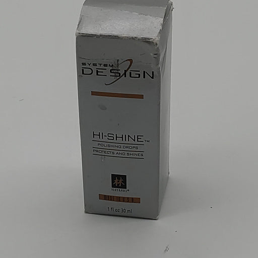 VIP Extensions System Design Hi-Shine Polishing Drops, 1 fl oz / 30 ml Hair Serum Dark Gray