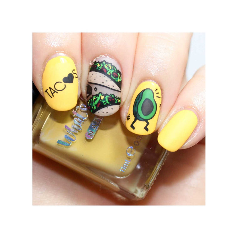 UberChic Beauty Let's Taco Bout It Stamping Plate Tan