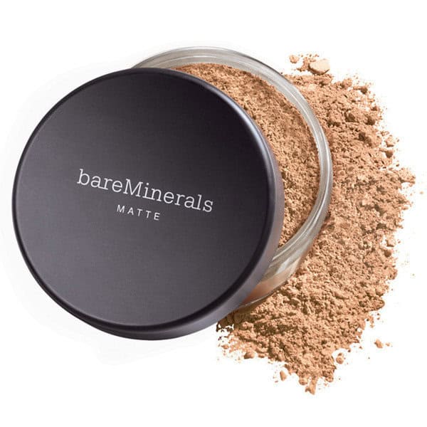 Nava Beauty bareMinerals Matte Foundation Broad Spectrum SPF 15 White Smoke Tan Nude