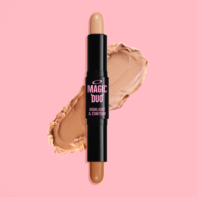 Rude Cosmetics Magic Duo Highlight and Contour Contour Light Pink Tan