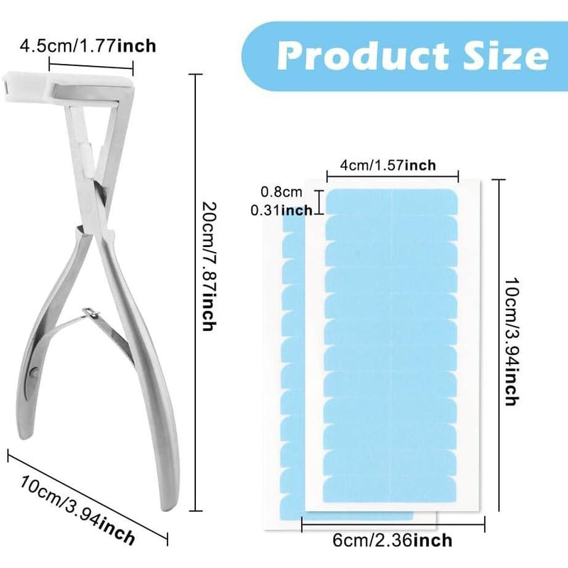 VIP Extensions Tape in Hair Extension Pliers Hair Tools White Smoke