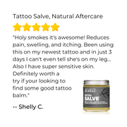 Ora's Amazing Herbal Tattoo Salve, Natural Tattoo Aftercare Health & Beauty Dark Slate Gray Jar 4 oz,Jar 1 oz,1oz & 4oz