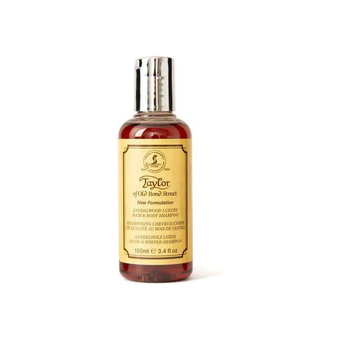 Taylor Of Old Bond Street Taylor of Old Bond Street Sandalwood Luxury Hair & Body Shampoo 100 ml Shampoo Tan