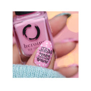 UberChic Beauty Tea Time Stamping Plate Rosy Brown