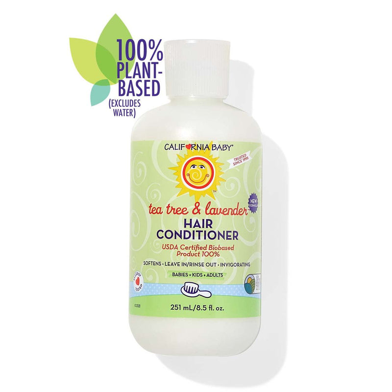 California Baby Tea Tree & Lavender Hair Conditioner Hair Conditioner White Smoke 8.5oz/251mL