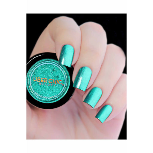 UberChic Beauty Teal Chrome Powder Dark Slate Gray
