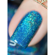 UberChic Beauty Teal We Meet Again - Holographic Polish Regular Polish Gray