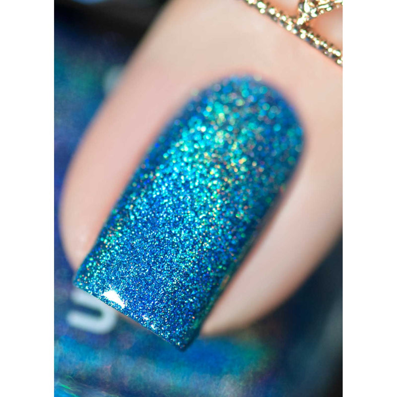 UberChic Beauty Teal We Meet Again - Holographic Polish Regular Polish Gray