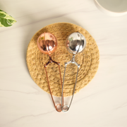 Love of Earth Co. Tea Steeper Antique White Rose Gold,Silver