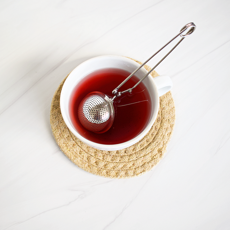 Love of Earth Co. Tea Steeper White Smoke Rose Gold,Silver