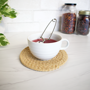 Love of Earth Co. Tea Steeper Light Gray Rose Gold,Silver