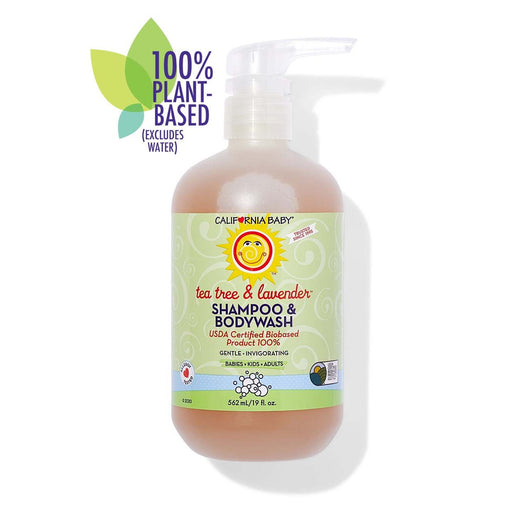 California Baby Tea Tree & Lavender™ Shampoo & Bodywash Shampoo & Bodywash White Smoke 19oz/562mL
