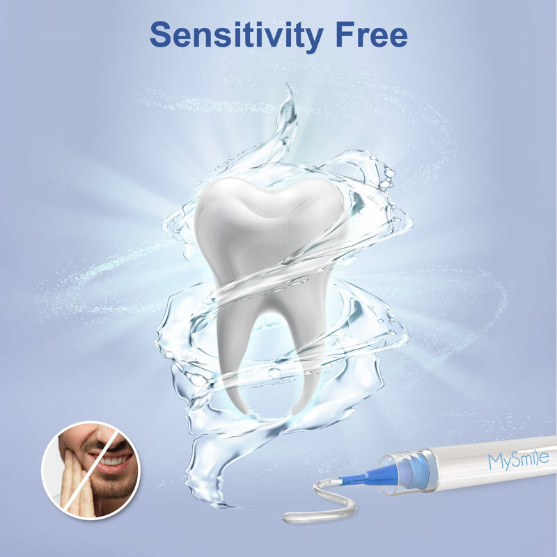 MySmile Original 5X Teeth Whitening Kit with LED Light Teeth Whitening Light Steel Blue 18% CP,35% CP