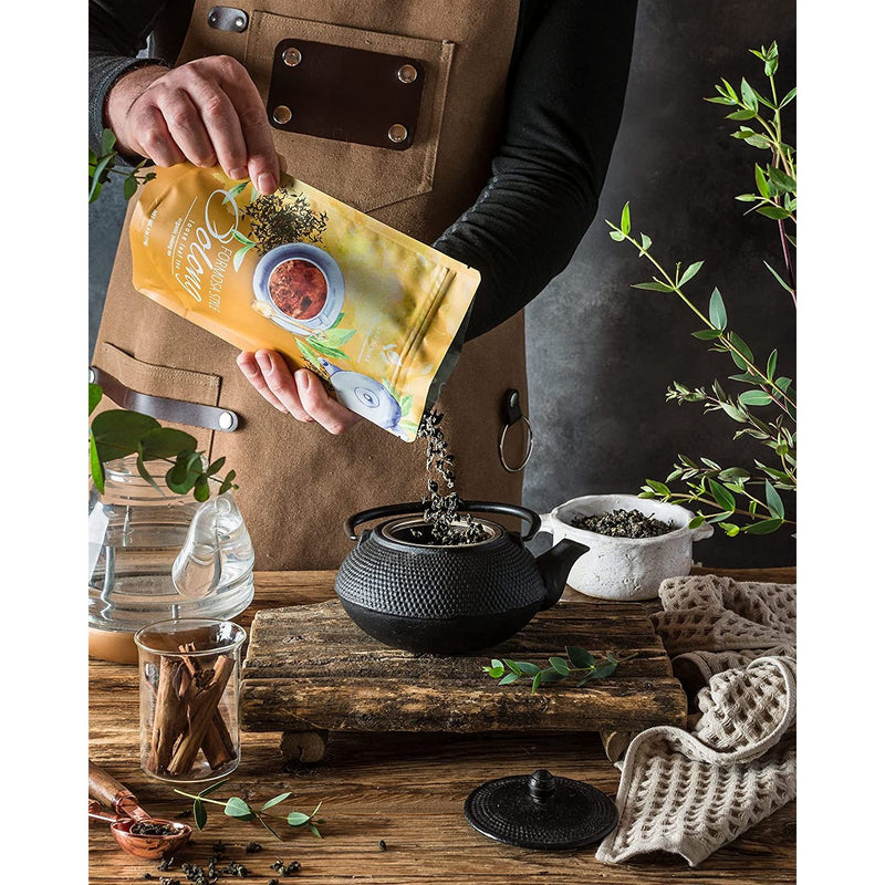 Gardenika Shop Oolong Tea, Medium-Caffeine - Traditional Chinese - Organic & Kosher Loose Leaf Tea Black