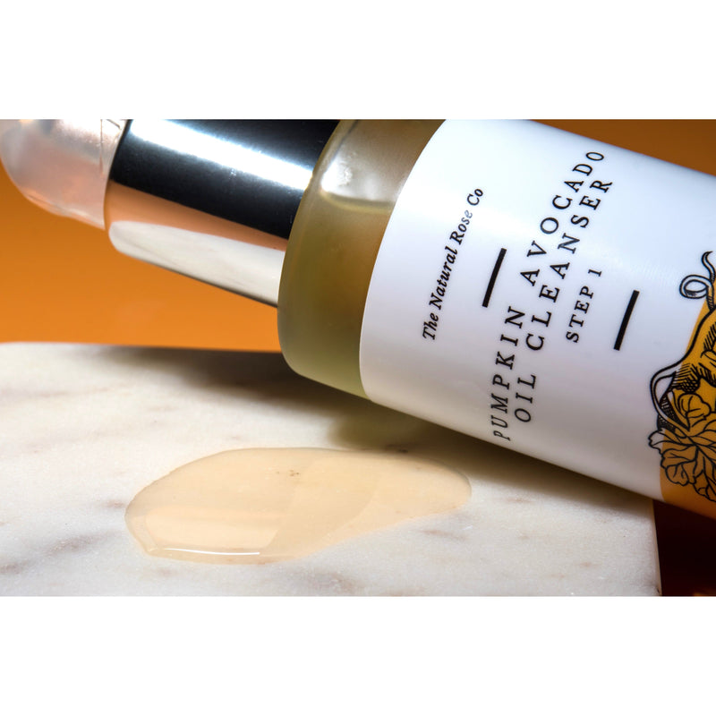 The Natural Rose Pumpkin Avocado Oil Cleanser 4oz Facial Cleansers Gray