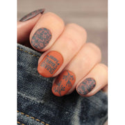 UberChic Beauty Give Thanks-02 Stamping Plate Rosy Brown