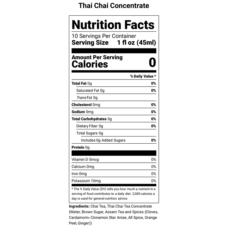 Rising For People Coffee Co. Thai Chai Tea Concentrate Coffee Lavender