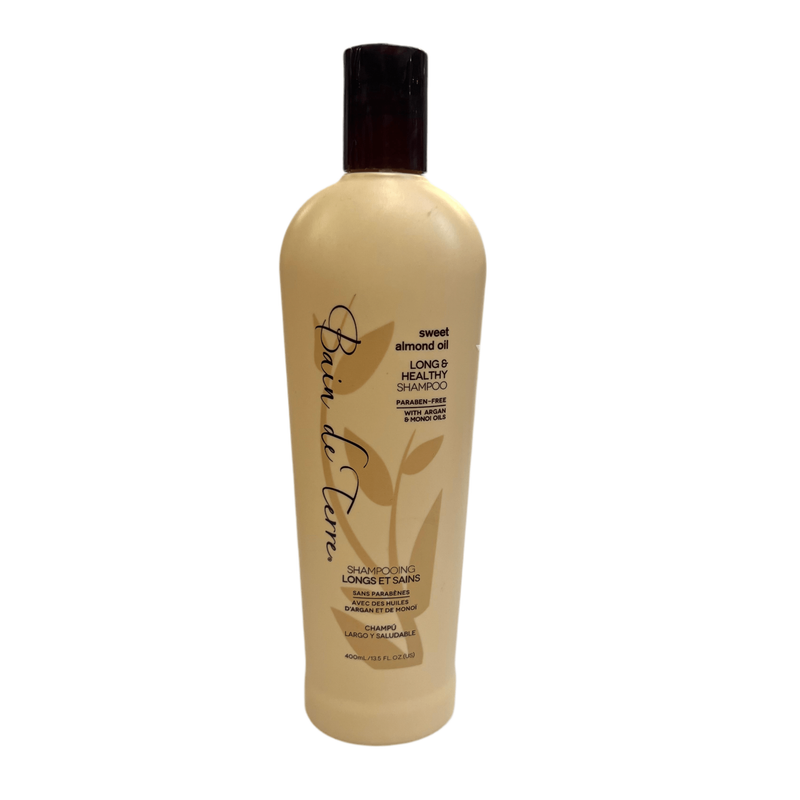 VIP Extensions Bain de Terre Sweet Almond Oil Long & Healthy Shampoo Shampoo White Smoke 13.5 fl oz