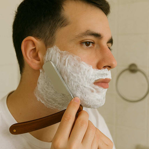 Shave Essentials The Craftsman Straight Razor Razors & Razor Blades Rosy Brown
