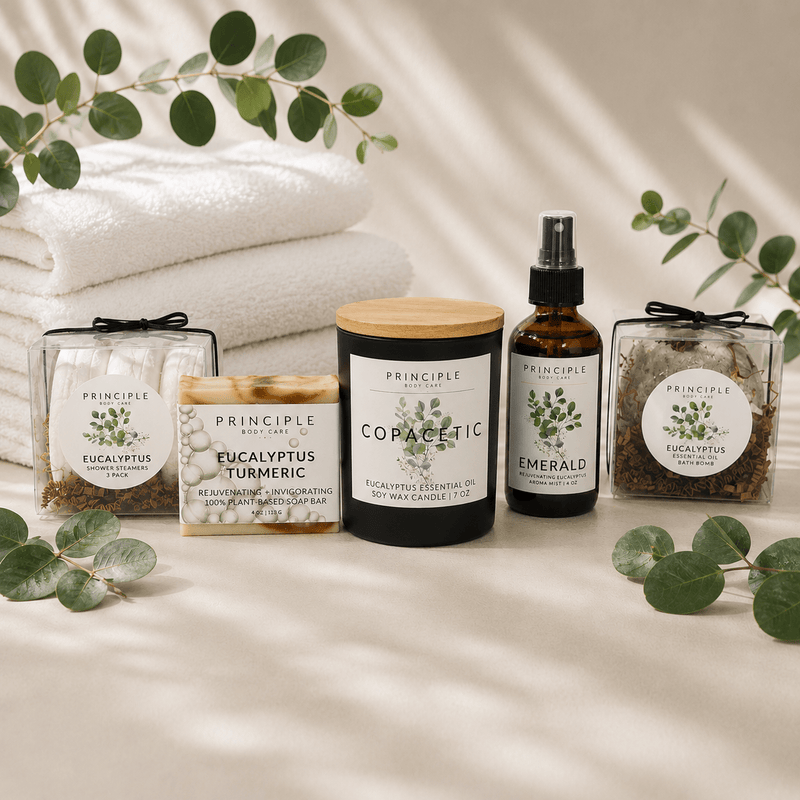 P R I N C I P L E The Eucalyptus Collection Gift Set Gray