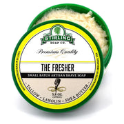 Stirling Soap Co Stirling Soap Co. The Fresher Shaving Collection Shaving Set Light Gray Shaving Soap 5.8oz