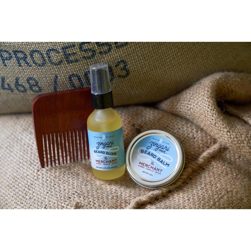 Zingari Man The Merchant Beard Balm beard wax Dark Olive Green