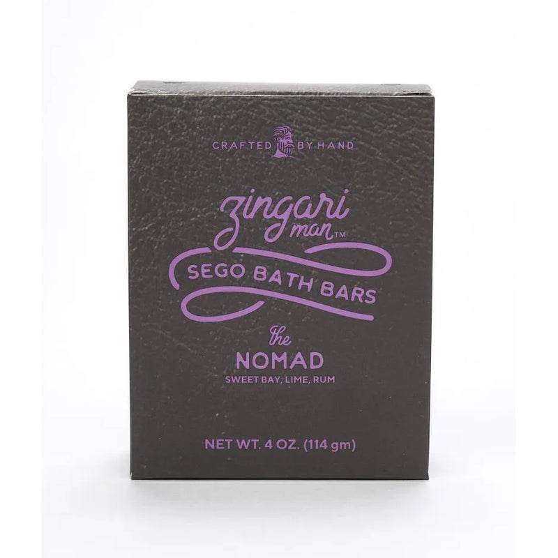 Zingari Man Zingari Man The Nomad Sego Bath Bar 4 Oz Bath Bar Dark Slate Gray