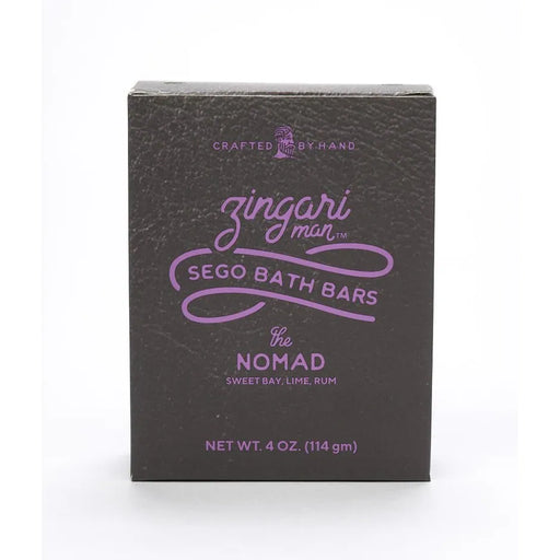 Zingari Man Zingari Man The Nomad Sego Bath Bar 4 Oz Bath Bar Dark Slate Gray