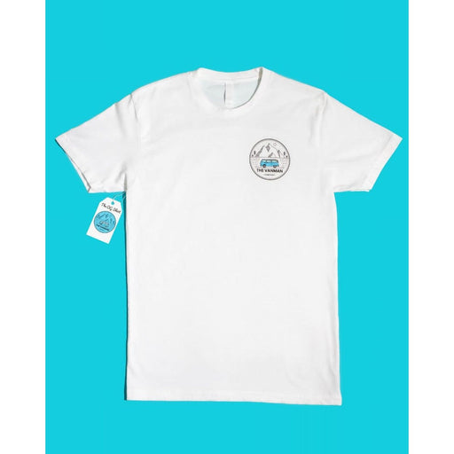VanMan The OG VanMan T-Shirt - 100% Cotton White Smoke Small,Medium,Large,X-Large,XXL