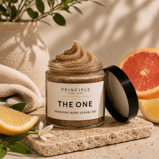 P R I N C I P L E The One Renewing Body Scrub Body Rosy Brown