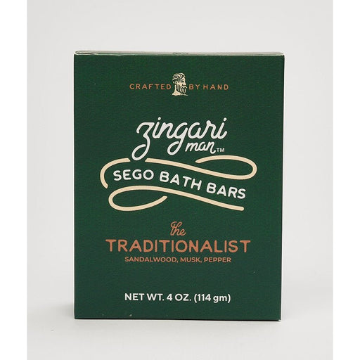 Zingari Man The Traditionalist Bath Bar Bar soap Light Gray