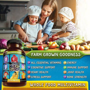 Hippie Farms The Vita-Bunch Whole Food Multi-Vitamin for All Adults Vitamins & Supplements Dark Khaki