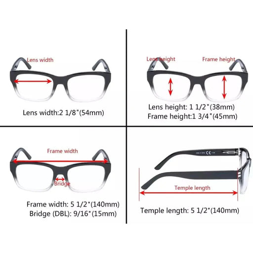 eyekeeper.com Thick Frame Reading Glasses R045 Eyeglasses Light Gray Grey Tortoise / +0.50,Grey Tortoise / +0.75,Grey Tortoise / +1.00,Grey Tortoise / +1.25,Grey Tortoise / +1.50,Grey Tortoise / +1.75,Grey Tortoise / +2.00,Grey Tortoise / +2.25,Grey Tortoise / +2.50,Grey Tortoise / +2.75,Grey Tortoise / +3.00,Grey Tortoise