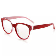 eyekeeper.com Thick Frame Trendy Style Bifocal Reading Glasses BR9110 Eyeglasses White Smoke Red / +1.00,Red / +1.50,Red / +2.00,Red / +2.50,Red / +3.00